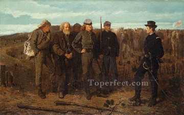  prison Oil Painting - Prisoners From The Front Realism painter Winslow Homer